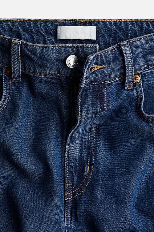 Wide high jeans - denim blue