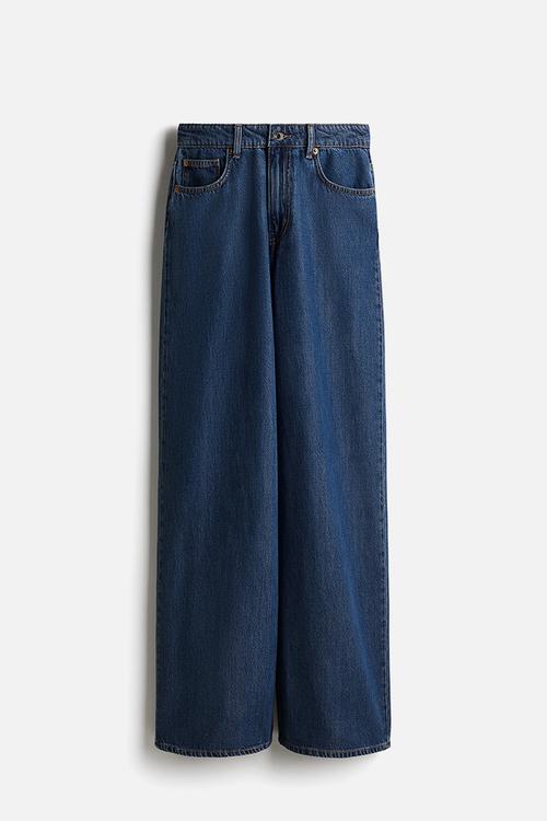 Wide high jeans - denim blue