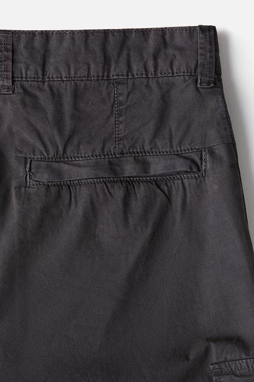 Relaxed fit cargo shorts - dark grey