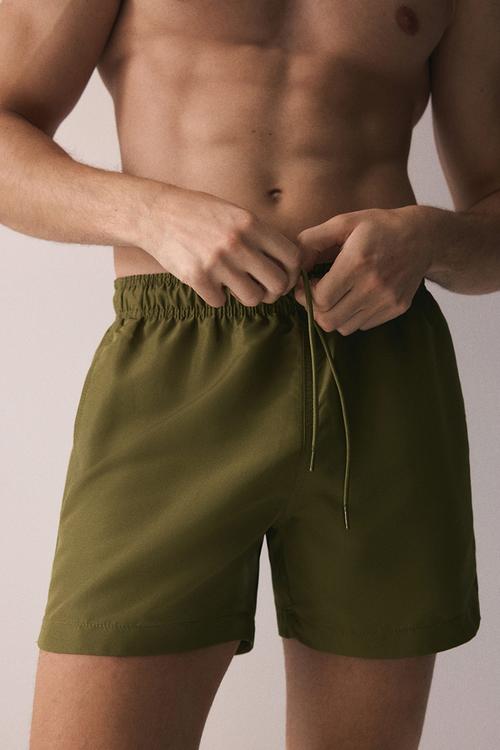 Swim shorts - olive green