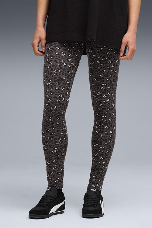 Ess Graphic Animal Aop Leggings - Black