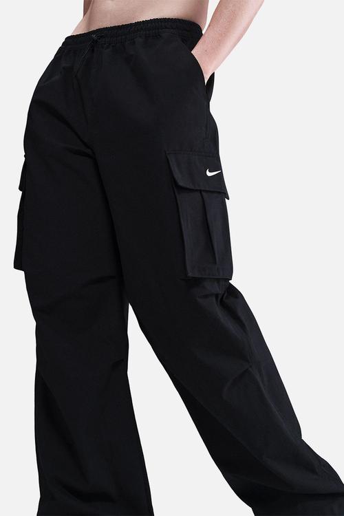 Nike womens street woven cargo pant - black/sail