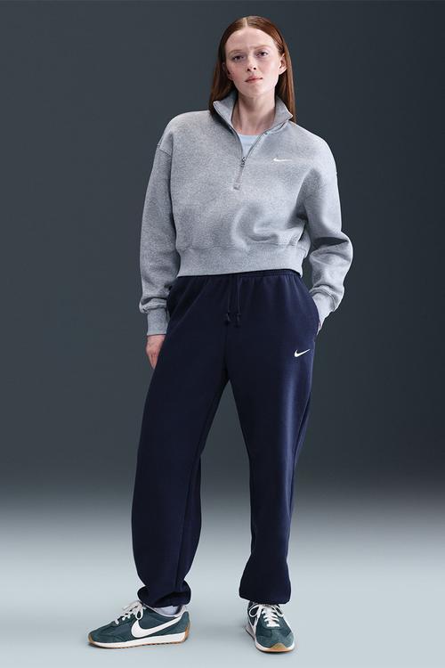 Nike Phoenix Fleece Pant - Mnnavy/Sail
