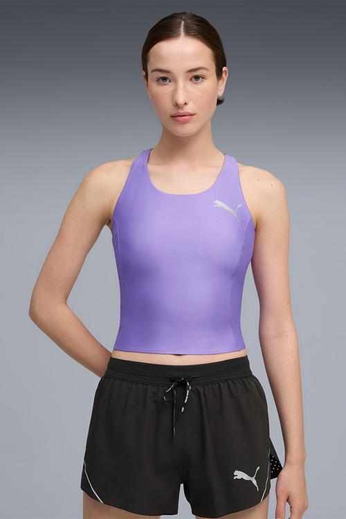 W Raceday Ultraform Crop - Dark Amethyst