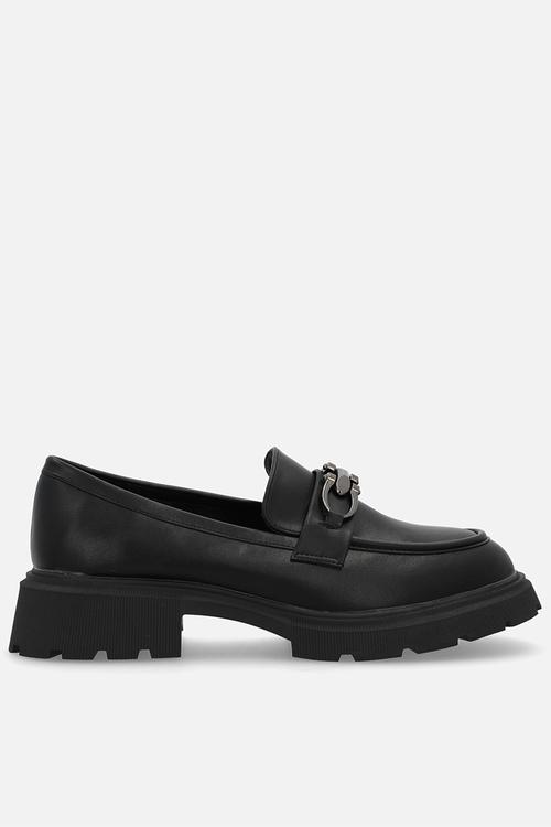Paris trim loafer - black