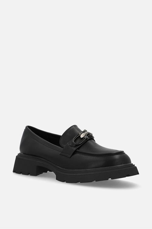 Paris trim loafer - black