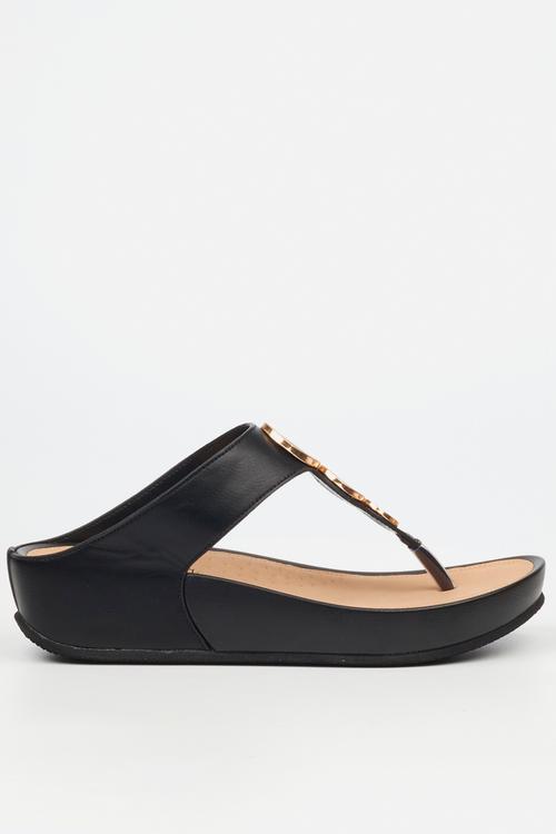 Delia 13 t-bar - black