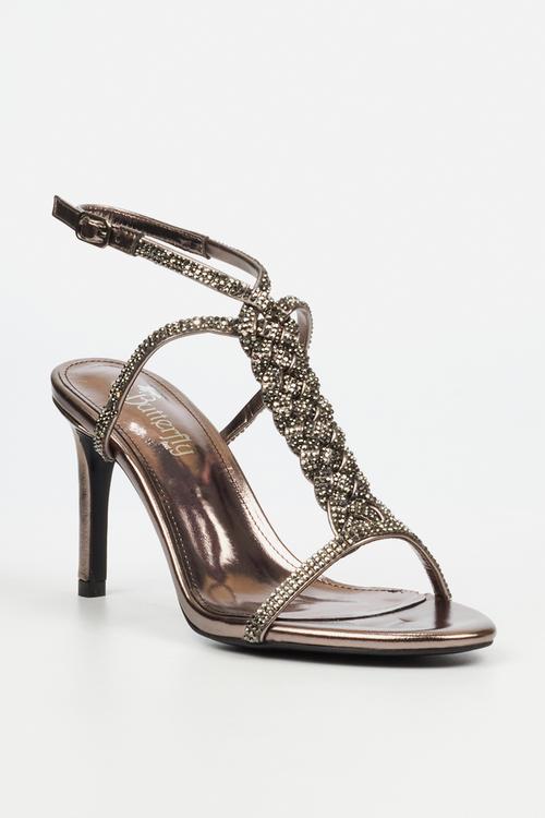 Dione 1 heel - pewter