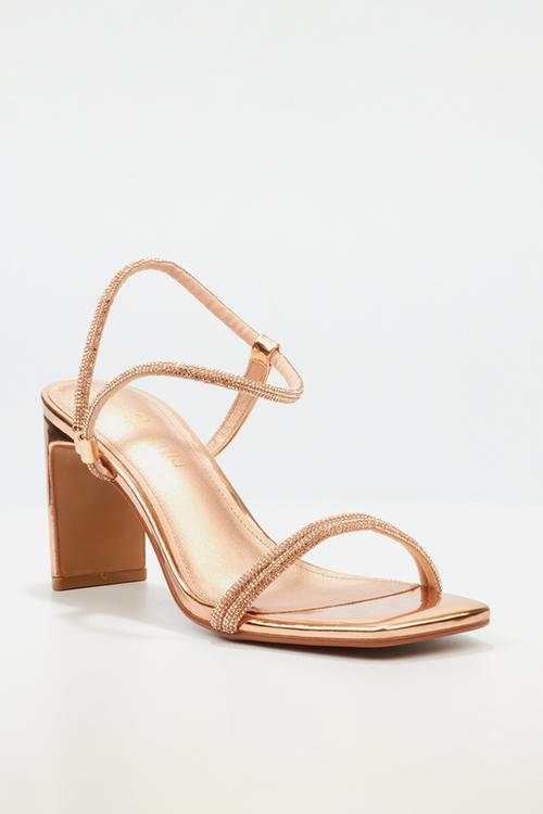 Charla 1 heel - rose gold