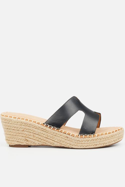 Jayda 10 h-cut rope wedge - black