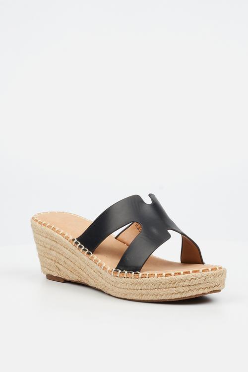 Jayda 10 h-cut rope wedge - black