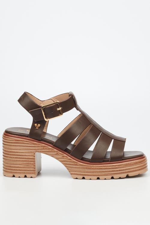 Cambria 1 heel - chocolate