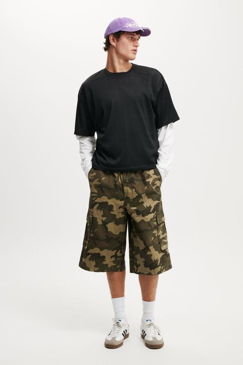 Super Baggy Cargo Short - Camo