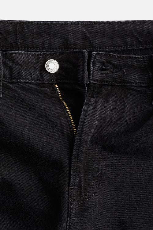 Curvy fit flared high jeans - black