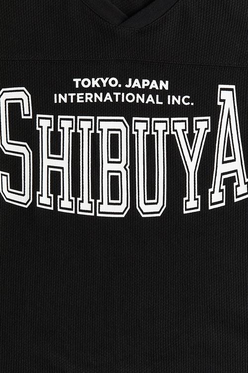 Loose-fit hockey shirt - black shibuya