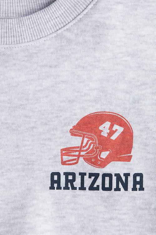 Sweatshirt - light grey arizona
