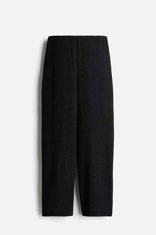 Jersey trousers - black
