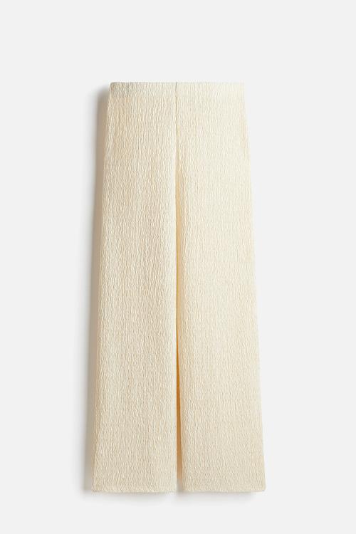 Jersey trousers - cream