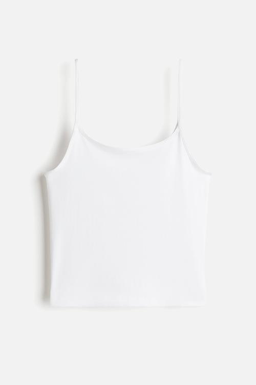 Strappy top - white