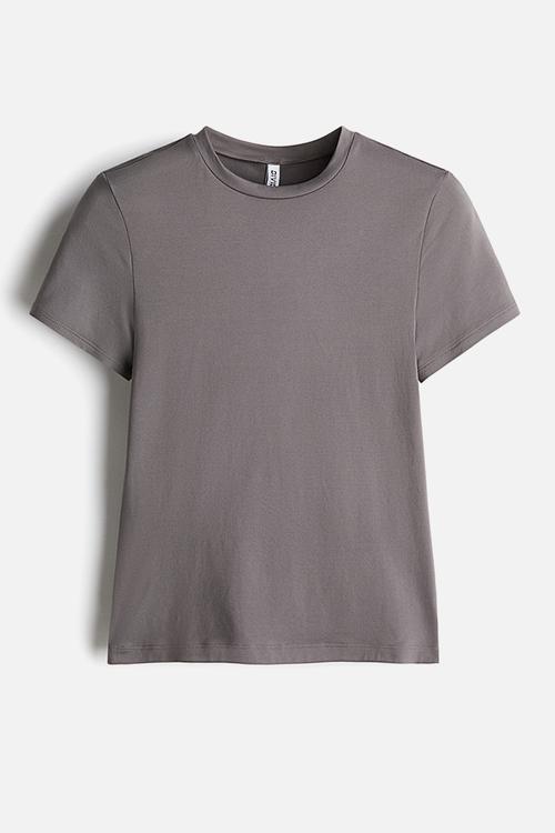Fitted T-shirt - grey