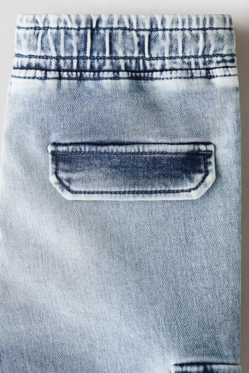 Cargo joggers - light denim blue