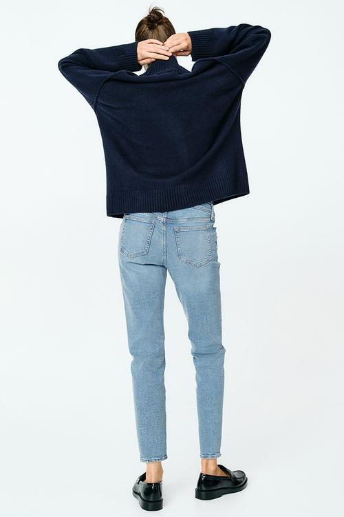 Mama slim ankle jeans - denim blue