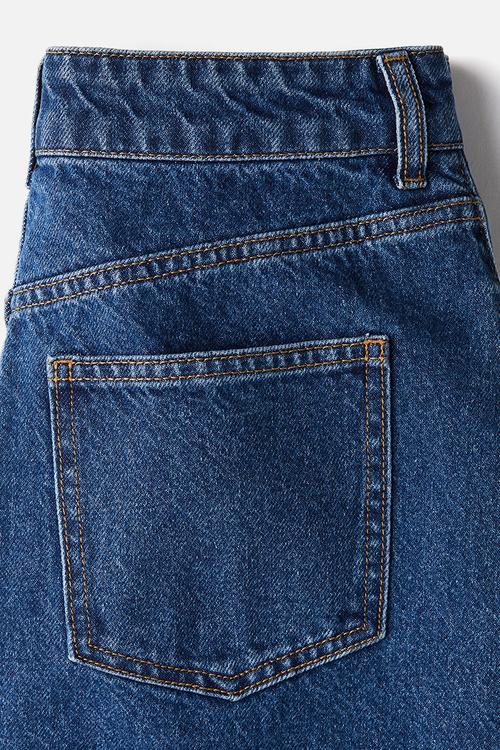Denim skirt - dark denim blue