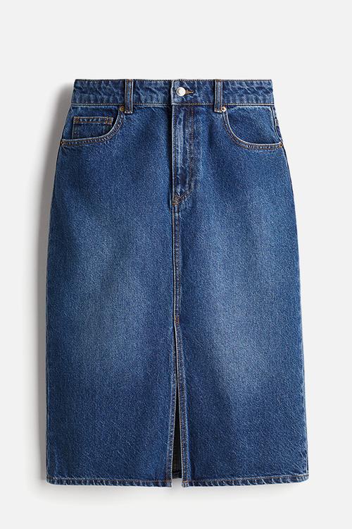 Denim skirt - dark denim blue