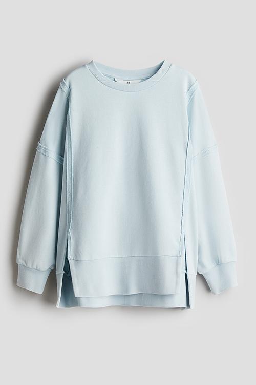 Oversized sweatshirt - light dusty blue