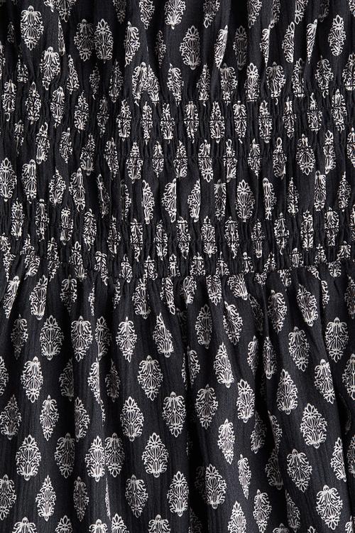Frill-trimmed crêpe dress - grey,multi