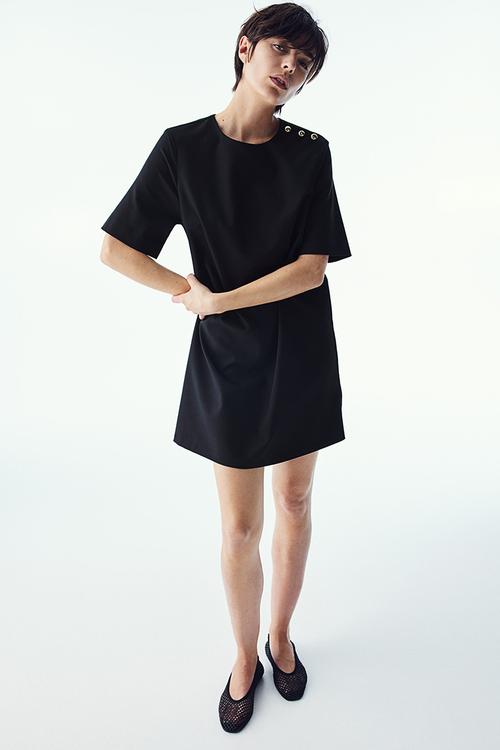 A-line dress - black