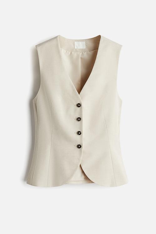Suit waistcoat - light beige