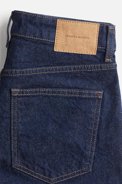 Denim shorts - dark denim blue