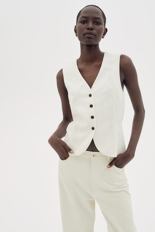 Suit waistcoat - cream