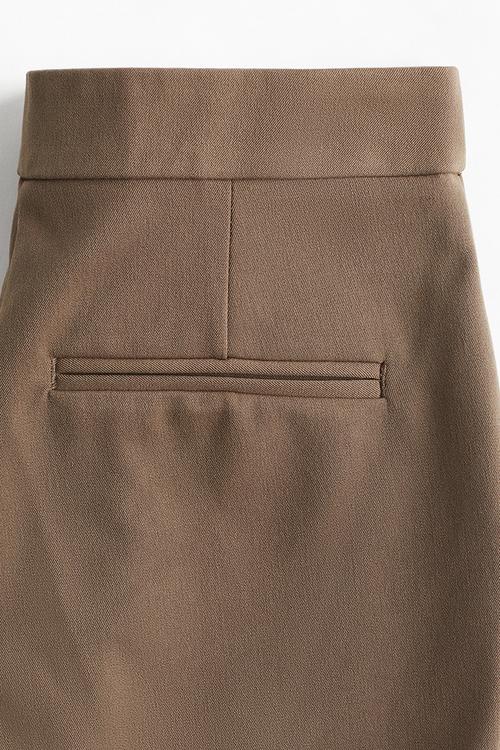 Bootcut trousers - brown