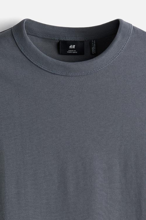 Coolmax® loose fit t-shirt - dark grey
