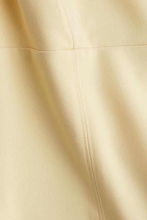 Tapered-waist vest top - light yellow