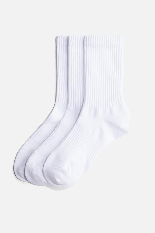 3-Pack sports socks with drymove™ - white