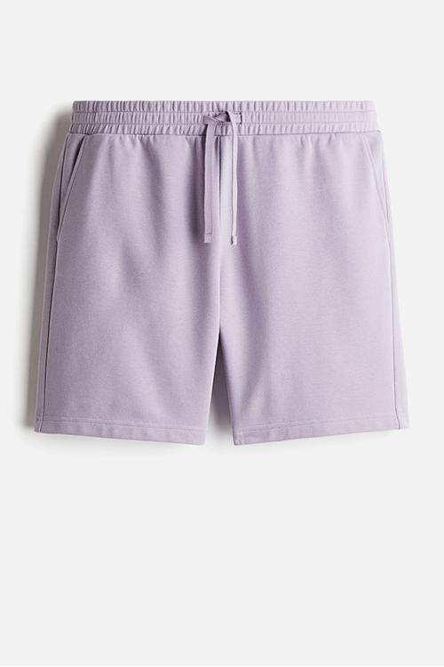 Regular fit sweatshorts - purple