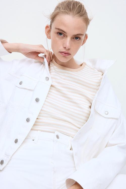 Fitted t-shirt - multi,pink