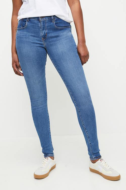 Curvy Super Skinny Jeans - Hint Of Tint