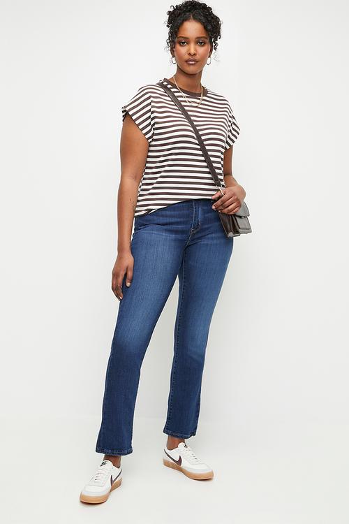 Curvy Straight Jeans ZA - Make It Snappy 25