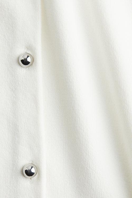 Knitted waistcoat - white