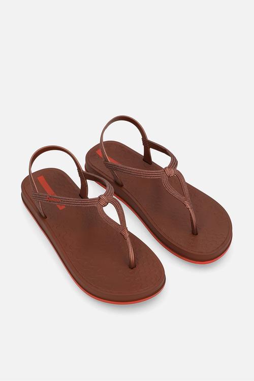 Drip Sandalia T-Bar - Brown