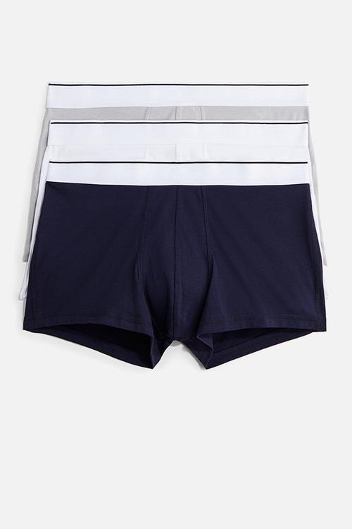 3 pack short trunks with lycra® - multi