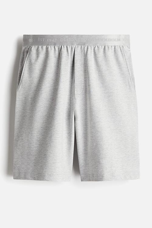 Pyjama shorts - light grey marl