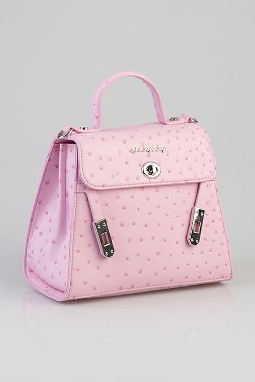Carly mini tote bag - pink