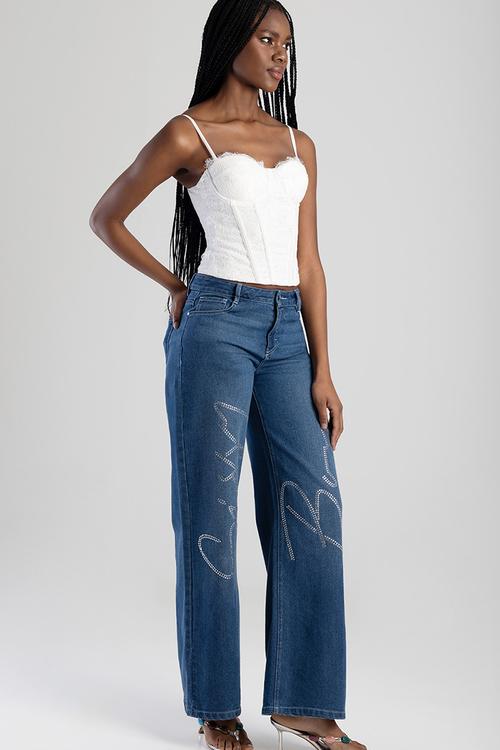 THINKING OF YOU: Corset Top With Cups - Black