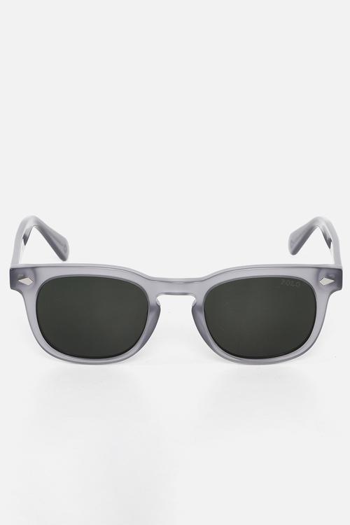 Bexley Polarised Round Sunglasses 49mm - Milky Grey