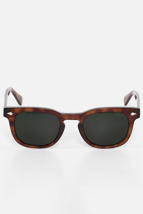 Bexley Polarised Round Sunglasses 49mm - Havana